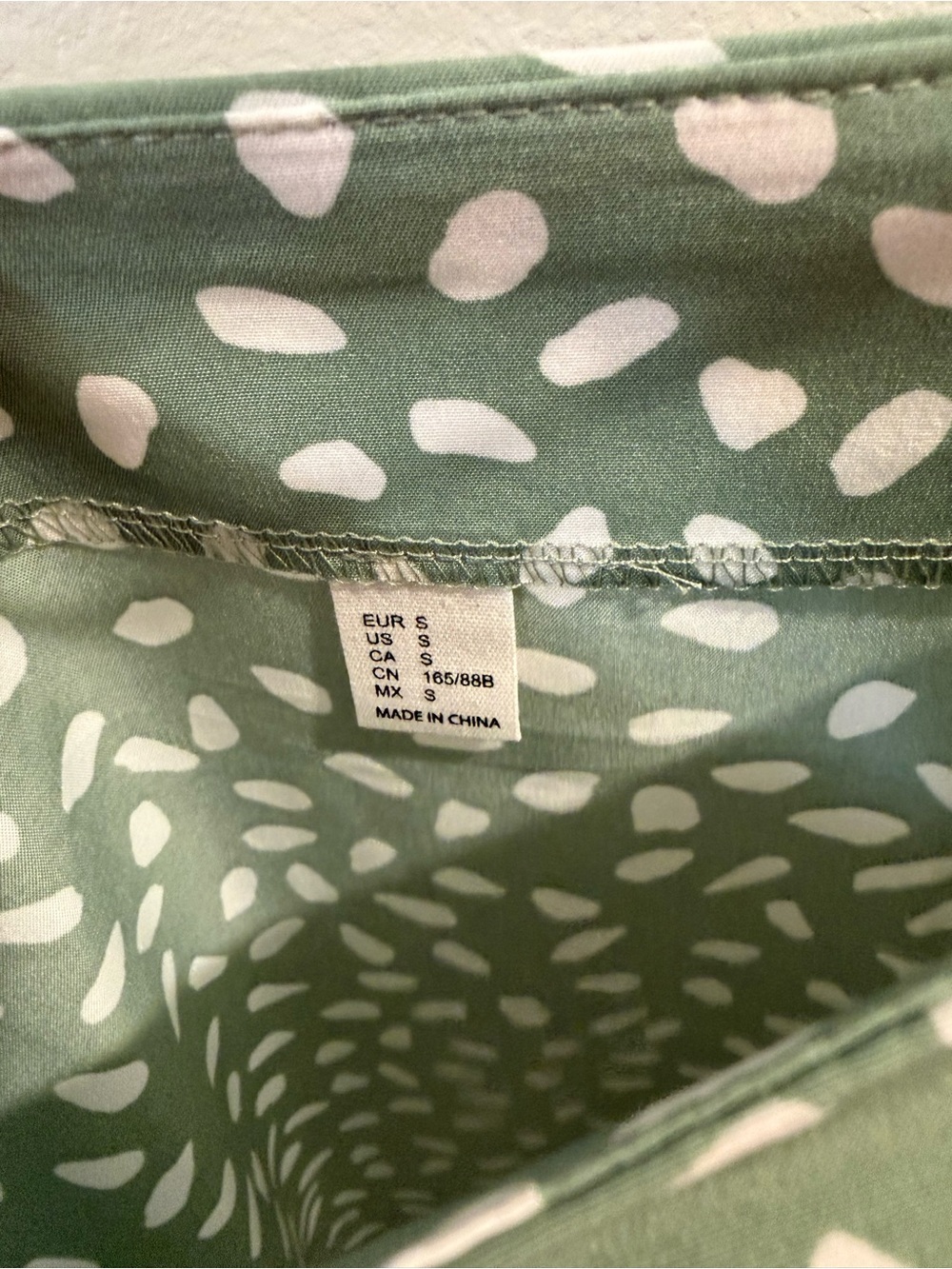 Green Printed Midi Skirt - Picture 2 of 4